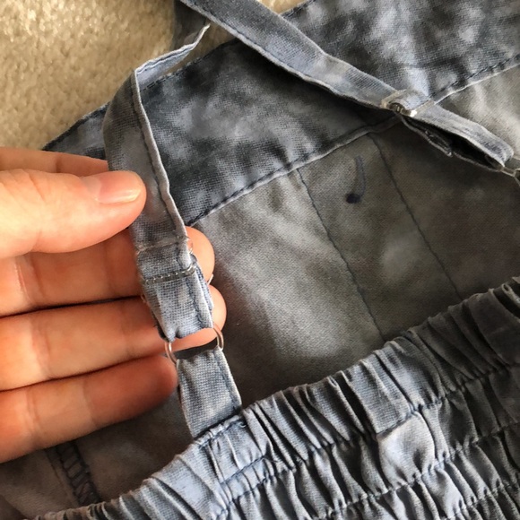 Big girls tie dye chambray dress with faux buttons - Picture 12 of 12